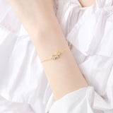 Fashion Gold Dog Bracelet With Zircon – Stylish Gifts — 3