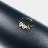 Mother's Ring Tricolor Birthmark Ring – Gifts for Her — 4