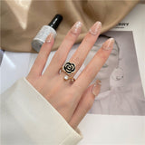 Super Fairy High-end Camellia Ring Jewelry Simple – Jewelry Gift Ideas — 6