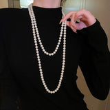 Irregular Long Pearl Necklace Niche – Jewelry Gift Ideas — 17