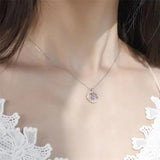 925 Silver Plated Feather Shape Pendant Necklace – Jewelry Gift Ideas — 6