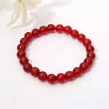 Solid Color Transparent Glass Bracelet – Jewelry Gift Ideas — 8