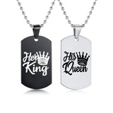 Her King His Queen Stainless Steel Dog Tags – Jewelry Gift Ideas — 6