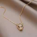 Leopard Head Necklace Women S925 Sterling Silver – Jewelry Gift Ideas — 1