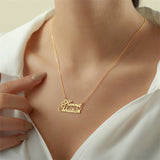 DIY Double Name Letter Stainless Steel Necklace – Jewelry Gift Ideas — 9