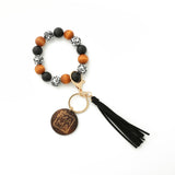 Leopard Wood Bracelet Beaded Spotted – Jewelry Gift Ideas — 8