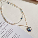 Two Stacked Necklaces With Natural Crystals – Jewelry Gift Ideas — 3