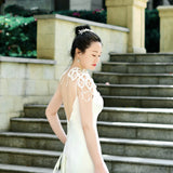 Heavy Handmade Beaded Cheongsam Pearl Shawl Wedding – Stylish Gifts — 2