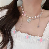 Bow Beaded Love Necklace XINGX Can Open Small – Jewelry Gift Ideas — 8