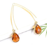Simple Personality Crystal Water Drop Earrings – Birthday Gifts — 11