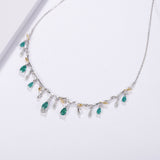 S925 Silver Natural Topaz Necklace – Jewelry Gift Ideas — 2