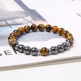 Energy Volcanic Stone Seven Color Chakra Bracelet – Jewelry Gift Ideas — 7