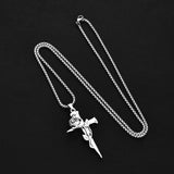 Retro Rose Cross Ornament Men And Women Long – Jewelry Gift Ideas — 5