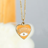 Fashion Love Oil Dripping Eyes Stainless Steel – Jewelry Gift Ideas — 16