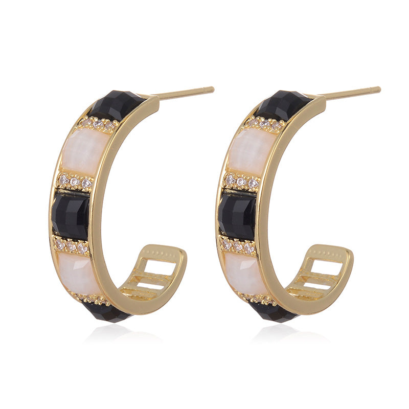 Short Pearl Earrings Frosted Bead Earrings – Meaningful Gifts — 1