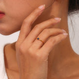 Fashion Simple And Light Luxury Birthday Ring – Stylish Gifts — 9