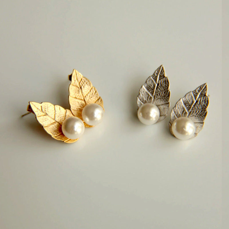 Creative Bohemian Beautiful Pearl Leaf Shaped – Thoughtful Gifts — 1