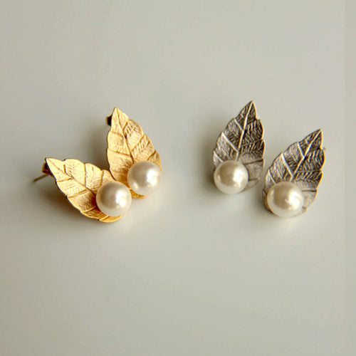 Creative Bohemian Beautiful Pearl Leaf Shaped – Thoughtful Gifts — 1