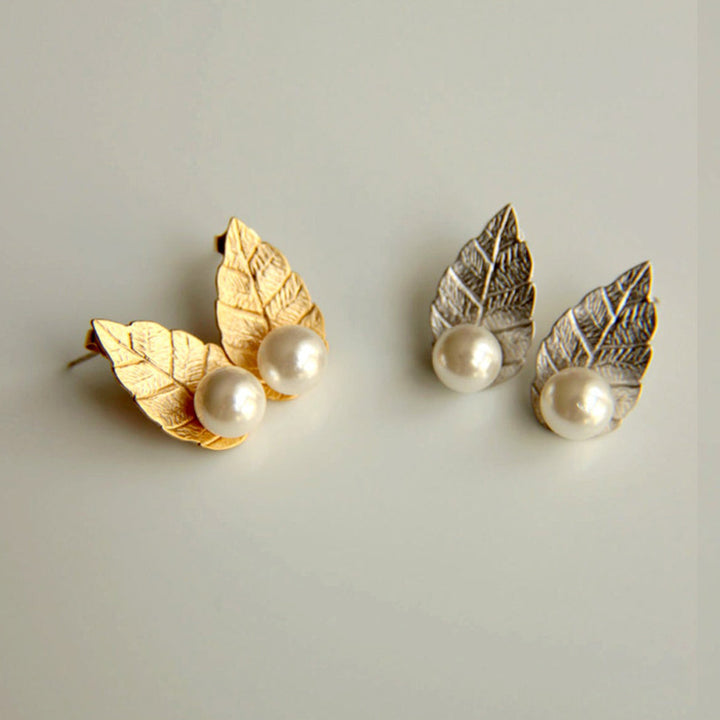 Creative Bohemian Beautiful Pearl Leaf Shaped – Thoughtful Gifts — 1