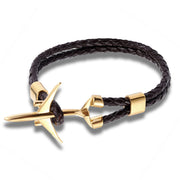 Fashion Machine Leather Bracelet Stainless Steel – Stylish Gifts — 14