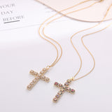 Ins Style Jewelry High End Zircon Niche Cross – Jewelry Gift Ideas — 5