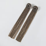 Alloy Diamond Rhinestone Long Tassel Earrings – Everyday Gifts — 7