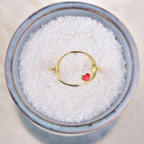 S925 Sterling Silver Circle Hollow Heart Heart Gold – Gift Ideas — 4