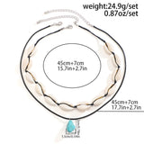 Shell Irregular Turquoise Necklace For Men – Jewelry Gift Ideas — 12