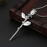 S925 Sterling Silver Retro Simple Elegant Rose – Jewelry Gift Ideas — 3
