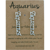 Twelve Constellation English Vintage Alphabet Stud – Stylish Gifts — 11