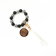 Leopard Wood Bracelet Beaded Spotted – Jewelry Gift Ideas — 6