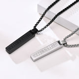 Stainless Steel Roman Numeral Rectangular Bar – Jewelry Gift Ideas — 3