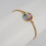 Stainless Steel Round Letter Bracelet – Jewelry Gift Ideas — 11