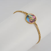 Stainless Steel Round Letter Bracelet – Jewelry Gift Ideas — 11