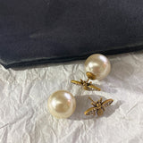 Women's New Vintage Pearl Two Earrings – Gifts for Her — 5