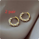 Women's Fashion Temperament Circle Pearl Earrings – Stylish Gifts — 5