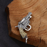 925 Sterling Silver Revolver Pendant – Jewelry Gift Ideas — 5