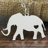Stainless Steel Cute Elephant Pendant Animal – Jewelry Gift Ideas — 1