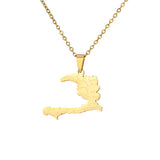 Fashion Personalized Map Pendant Necklace – Jewelry Gift Ideas — 2