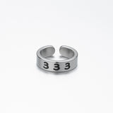 Stainless Steel Lucky Angel Number Ring – Useful Gifts — 7