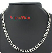Stainless Steel Necklace European and American – Jewelry Gift Ideas — 12