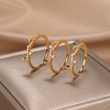 Micro Inlaid Zircon Love Declaration Ring – Gifts for Couples — 11