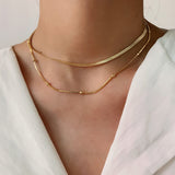 High Sense Gold Plated Stainless Steel Necklace – Jewelry Gift Ideas — 7