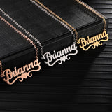 DIY Name Stainless Steel Cut Letter Necklace – Jewelry Gift Ideas — 4