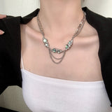 Multilayer Necklace Women's Hip Hop Style Laptop – Jewelry Gift Ideas — 5