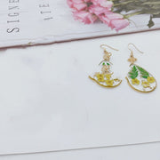 Women's Natural Dry Flower Drop Earrings – Gifts for Her — 5