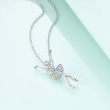 Alloy Colorful Dance Girl Shape Necklace – Jewelry Gift Ideas — 2