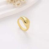 Titanium Steel Gold-plated Fashion Simple Arc Women's – Stylish Gifts — 3