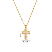 Cross Necklace Female Personality Fashion – Jewelry Gift Ideas — 9