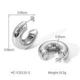 Steel Colored Stainless Steel Round Tube U-shaped Ear – Surprise Gifts — 4